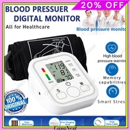 CasaNest Rechargeable Arm Blood Pressure Monitor Digital Meter Original Accurate Large Screen