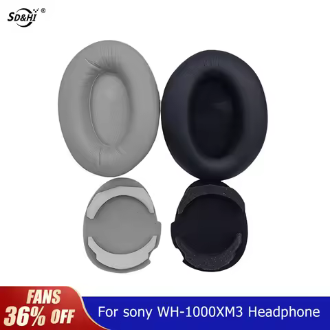 1 Pair Replacement Ear Pad For Sony WH-1000XM3 Headphone Ear Cushion Ear Cups Ear Cover Earpads Repa