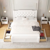 Storage Bed Affordable Children'S Bed Family Use Apartment Bed Solid Wood Bed