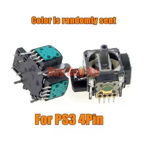 1PCS Original Used 3D Joystick For PS3 4PIN Analog Stick Thumbsticks Module Rocker 4Pin For PS3 Cont