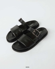 ROLTIN - Rika sandals รองเท้าแตะบัคเคิล หนังนุ่มนิ่ม สูง 3 cm (สินค้าพร้อมส่ง)