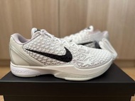 全新(us10.5))Nike Zoom Kobe 6 protro "Sail" 白色籃球鞋