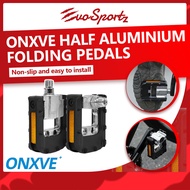 ONXVE Half Aluminium Folding Pedals | Bike Foldable Foldie Pedal