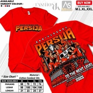 V6 Kaos Anniversary Persija Jakarta Ke 97 Tahun Terbaru Cotton Combed 30s Kaos Casual Football Pria
