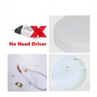 [High Grade SIRIM] DOB Led Surface Downlight 18W 24W 36W 48W Round Square White Ceiling Down Light C
