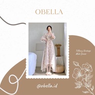 Vintage Dress Tiffany Vintage Midi Dress / OB03 Maxi Dress Imported/ Dress Party Dress