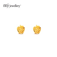 FA4 MJ Jewellery Apple Gold Earrings S123 , 916 Gold & 375 Gold