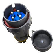 Grippes 150A 3P+E Industrial Plug 450V - 500V AC Metal Casing Explosion Proof IEC60309-2 BJ-150YT-4J