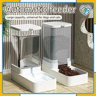 3.8L Pet Automatic Water Feeder Cat Dog Water Fountain 2.1KG Food Dispenser Water Bottle Food Bowl