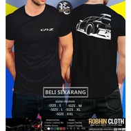 Honda CRZ CR-Z Rear Side Car T-Shirt Automotive Clothing