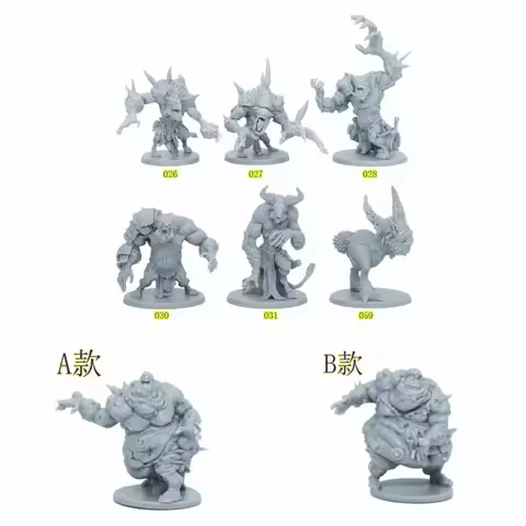 TRPG board game Zombicide miniatures, Swamp Lurker HORDE BROTHER SIEGE BREAKER FATTY BURSTERS KS Exc