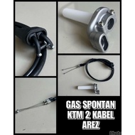Ares SPONTANEOUS GAS CABLE 1 CABLE 2 - UNIVERSAL MOTORCYCLE GAS