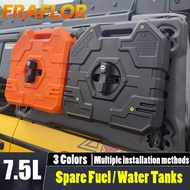 Outdoor 7.5L Plastic Fuel Tank Oil Gasoline Diesel Can Fuel Drum Storage Can Car Motorcycle Truck Je