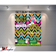 BAHAN HIASAN KELAS - BUNTING PINTU KELAS