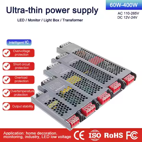 Strip switching power supply Linear track 12V/24V drive Low voltage lamp box power supply Transforme