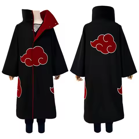 Anime Itachi Uchiha Sasuke Cosplay Costume Hawk Team Cloak Pain Konan Sasori Christmasa;2'k,8;c'