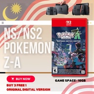 【Buy 3 Free 1】 Pokemon ZA Nintendo Switch2 NS NS2 Digital Version Download Play 宝可梦ZA 中文版