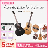 Guitar Beginner 38 Inch Round Guitar Set Folk Guitar Profile Soundtrack