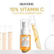 SKINTIFIC 10% Vitamin C Serum Brightening Glow Serum Muka Fade Dark Spot Serum (20ml)