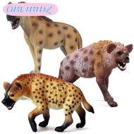 OBEIBIDZ Spotted Hyena Model Educational Toy Zoo Scene Gift Simulation Wild Animals