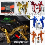 YAMAHA Y15ZR Y16 V1 V2 RACING FOOTREST SET CNC ALLOY Y15 PEDAL GEAR BRAKE KAKI DEPAN BELAKANG FRONT 
