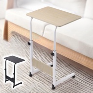 Small Desk with Wheels,Mobile TV Dinner Tray,Suitable for Bed Sofa Tray,23.6 Inch(about 59.9 cm)Wide