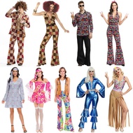 Retro Disco Costume Disco Costume 70s Hippie Clothes cos Halloween Bar