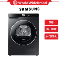 Samsung 9KG Heat Pump Dryer with AI Control | DV90T6240LB/FQ (Tumble Dryer, Dryers, Clothes Dryer, 烘