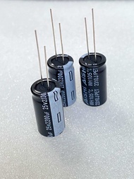 (แพ็ค1ตัว/10ตัว/100ตัว) C 2200UF 25V คาปาซิเตอร์ แบรนด์ Aishi สินค้าผลิตใหม่ๆอายุการใช้งานยาวนาน ทนร