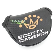 Titleist New golf putter cover Cameron large half-round cap set strip putter cover Velcro one-word head cover