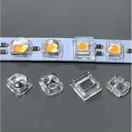 LED lens 5050 30D oval 60D oval 120D box 140D convex optical lens box for 5050 SMD WS2812 WS2811 SK6
