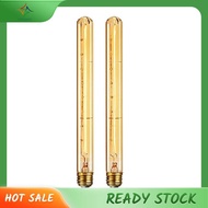 [luxiang.] LED Tubular Decorative Light Bulb E27 40W Retro Light Bulb Dimmable Virtual Filament Vint