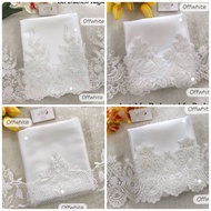 🔥SET KAIN OFFWHITE DUCHESS DUCTHESS NIKAH🔥LACEMEWAH, PENGANTIN LELAKI, BORDERLACE, KAIN PASANG, HANT