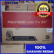 NS LED TV 24 Inch Polytron 24V223 - SEMI TABUNG DIGITAL