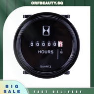 Engine Hour Meter Round Time Counter High Precision Quartz Timer Hourmeter 6V-80V Hour Counter Gauge