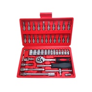 46Pcs Socket Wrench Set Set Sepana Soket 46pcs Alat Perkakasan Motosikal Rumah