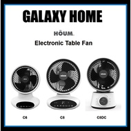 Houm Air Circulation Fan C6 6" / C8 8" Table Desk Fan Kipas Circulator Strong Powerful Wind