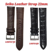 Seiko L00F014J0 / L00F017J0 22mm Seiko Calf Leather Strap Band -Strap