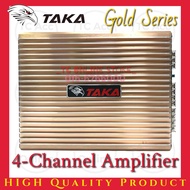 Car Amplifier 1600Watts 4-CH Channel TAKA Mosfet High Power Amp MA-H504 Suitable for car speaker and