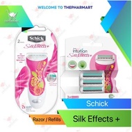 Schick Intuition Silk Effects Razor / Schick Intuition Silk Effects Refill Shaving Tools Hair Remova