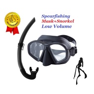 Freedive Apnea Spearfishing Set Mask Low Volume Adult Snorkeling Scuba Diving Snorkeling Freediving 