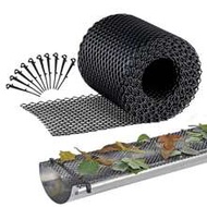 11pcs/Set Gutter Guard Net Roll, 6 Inches X 20 Feet, Gutter Guard To Prevent Clogged Gutters, With 1