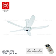 KDK Z60WS Super Deluxe Remote Ceiling Fan 150cm