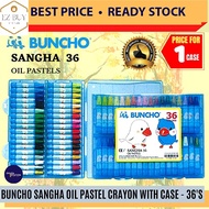 BUNCHO Sangha Oil Pastels Crayon (36'S) / Buncho Crayon / Oil Pastel / Shangha Crayon / Buncho #36 C