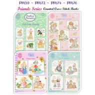 PM59, PM72, PM74, PM76 Friends Series - Authentic Precious Moments Cross Stitch Pattern Books (Colle