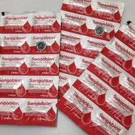 Sangobion Vitamin Penambah Darah Zat Besi Anemia Isi 10 Caps `