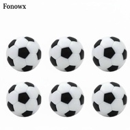[AbabixaMY] 6 Pieces Standard Size 28 Mm Foosball Ball Colorfast Game Accessory Easy to Install