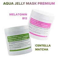 แพคคู่ PREMIUM Aqua Jelly Mask (Centella Matcha/Melatonin)