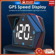 Car Digital GPS Speedometer HD LED Display Digital GPS HUD Compass GPS Speed Meter Overspeed Alarm K