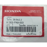 91302-PA9-003 OIL FILTER COVER O-RING ORIGINAL FROM HONDA THAILAND